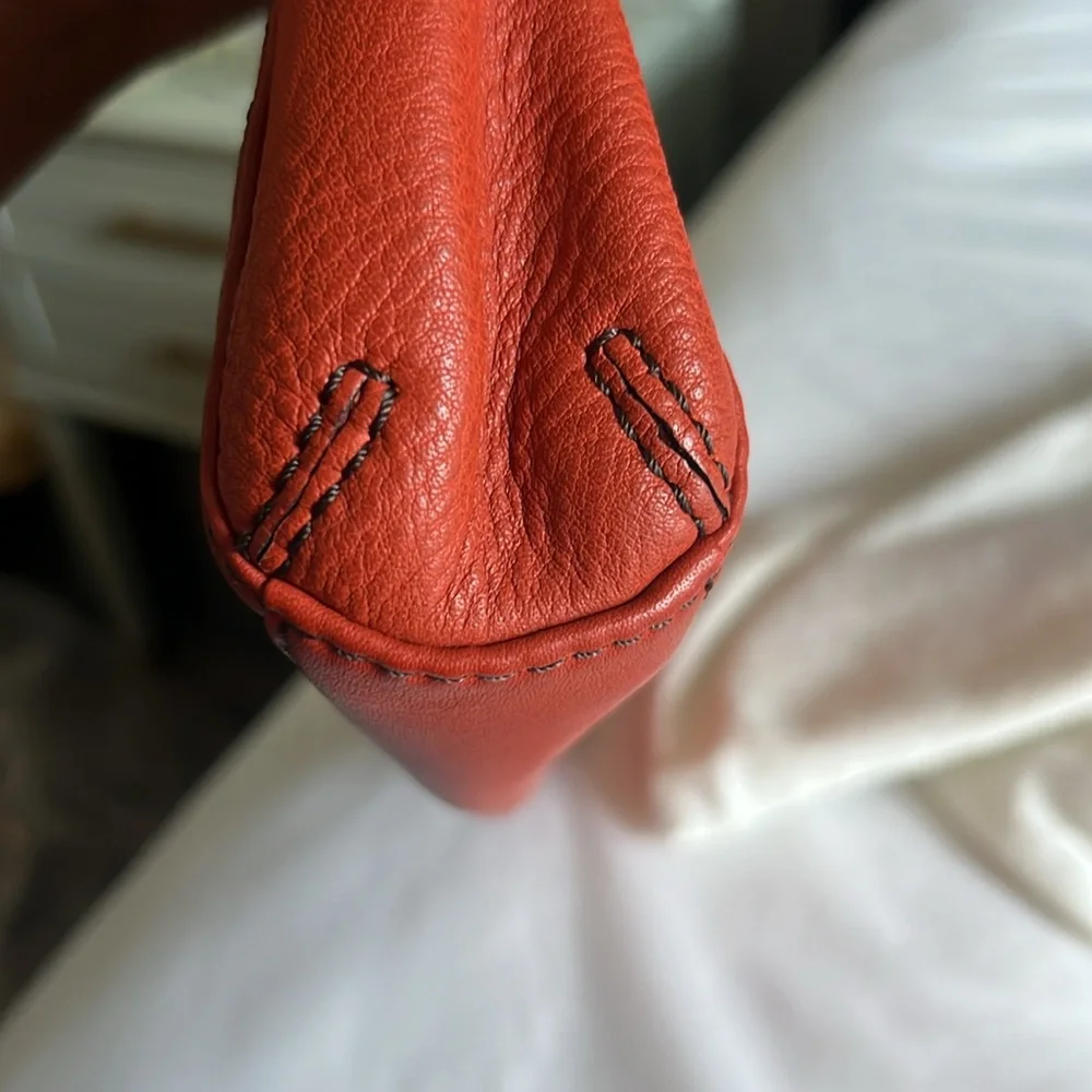 Banana Republic Orange Clutch Bag - Picture 5 of 9